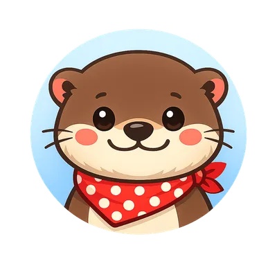 A cartoon-style deer face avatar with layered flat shapes resembling a paper cutout, on a soft circular background.